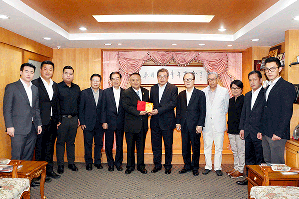 香港潮属社团总会陈幼南主席访问泰国华人青年商会